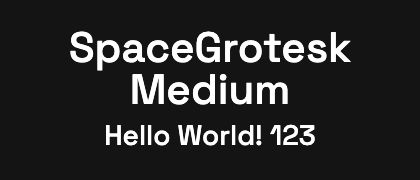 SpaceGrotesk-Medium