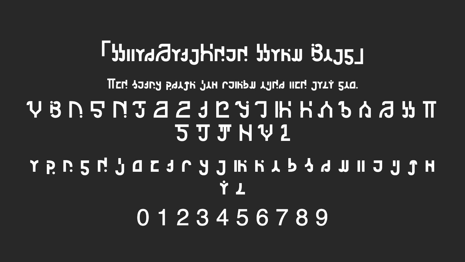 StarRailNeue-Sans-Bold字体预览