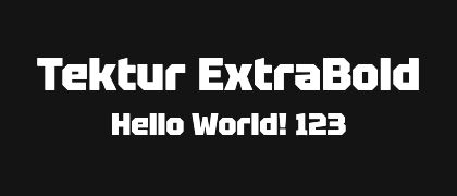 Tektur-ExtraBold