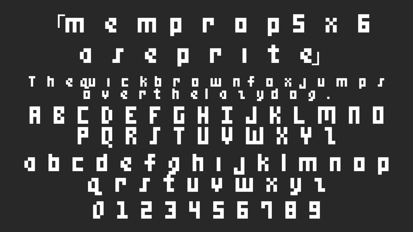 mem-prop-5x6-aseprite字体预览
