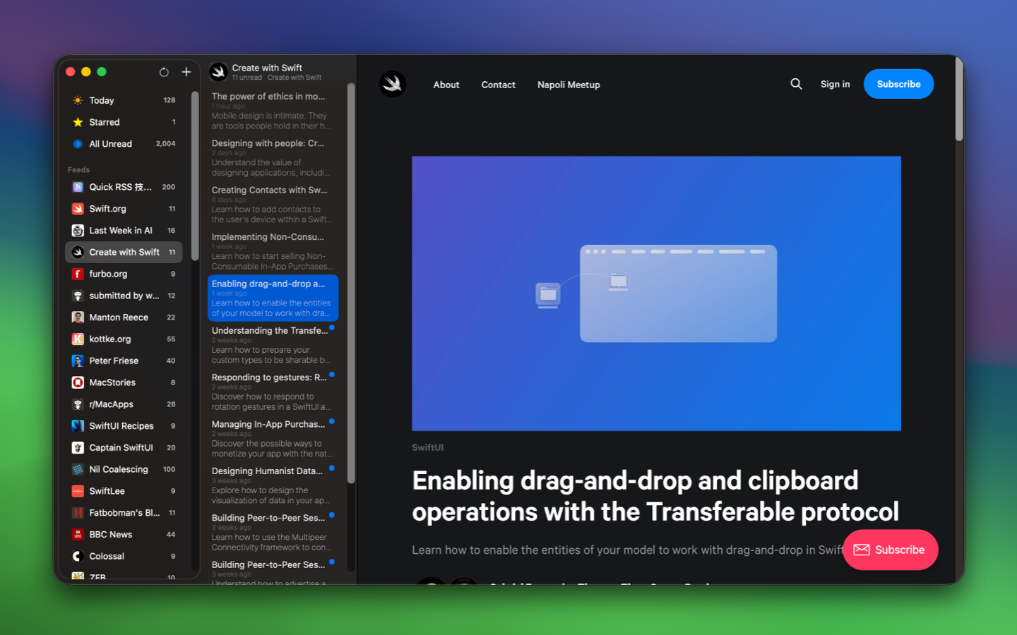 Quick RSS Screenshot 3