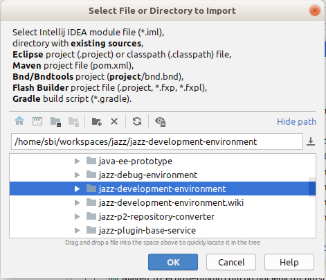 Project import module