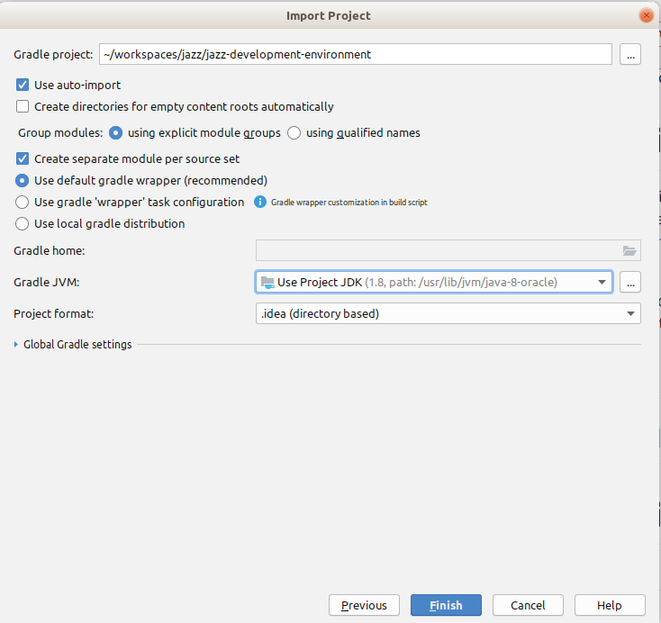 Choose auto import