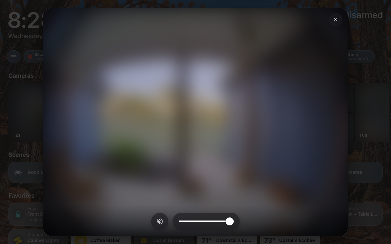 The doorbell pop-up