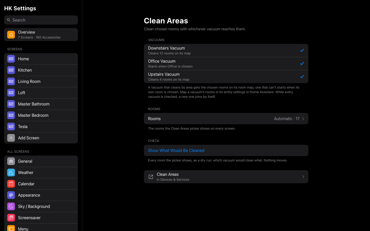Clean Areas