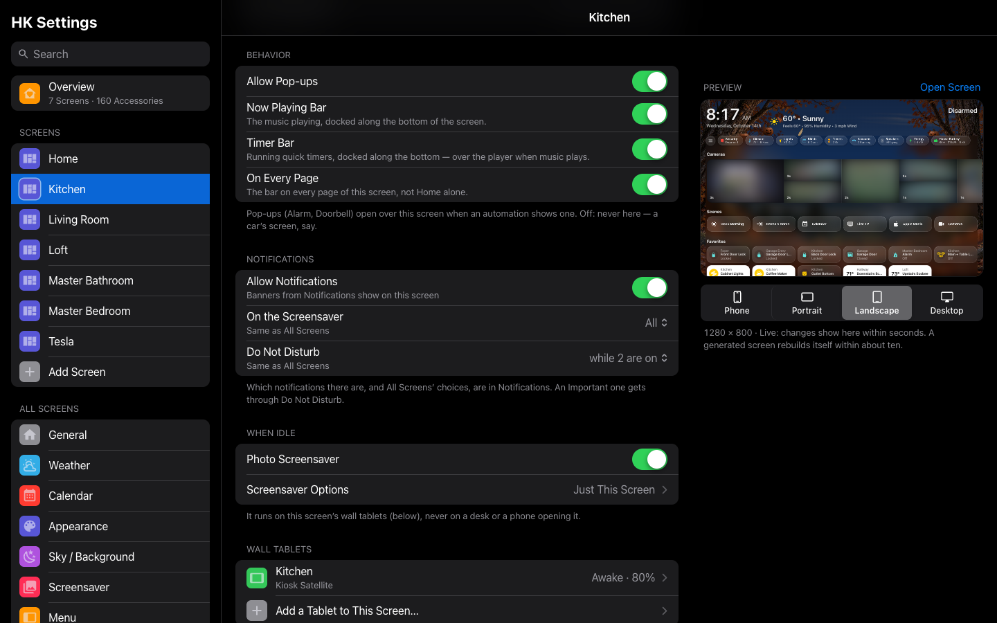 A screen’s Behavior