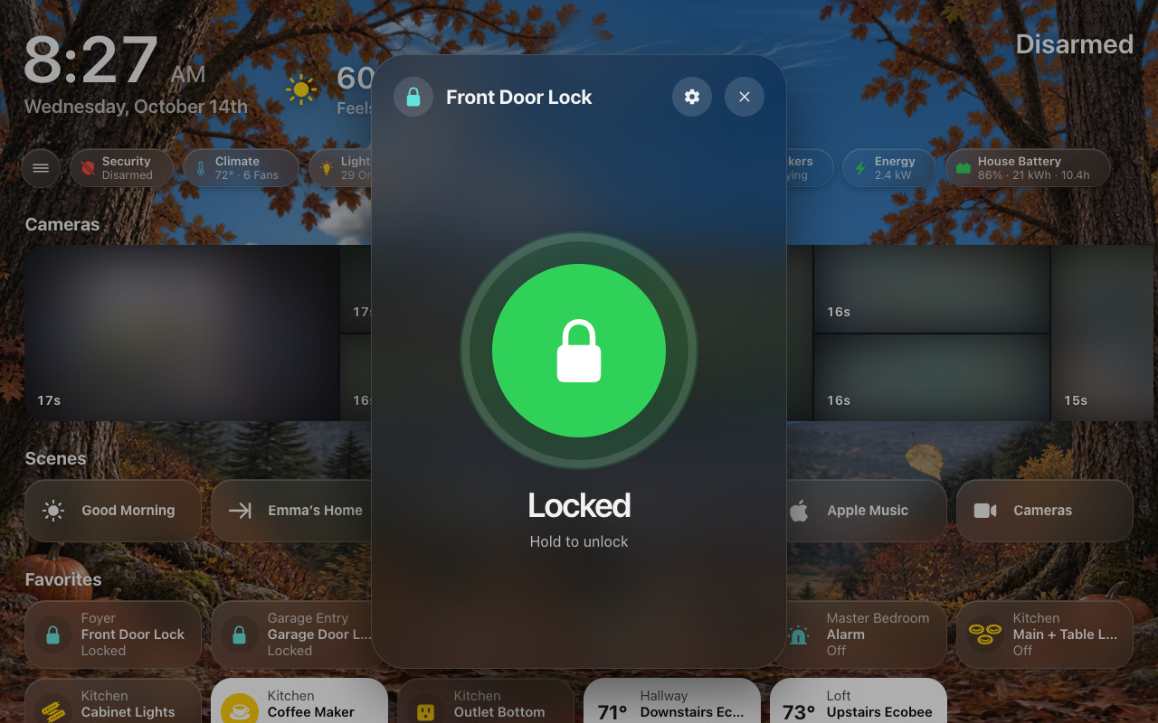 A lock’s detail sheet