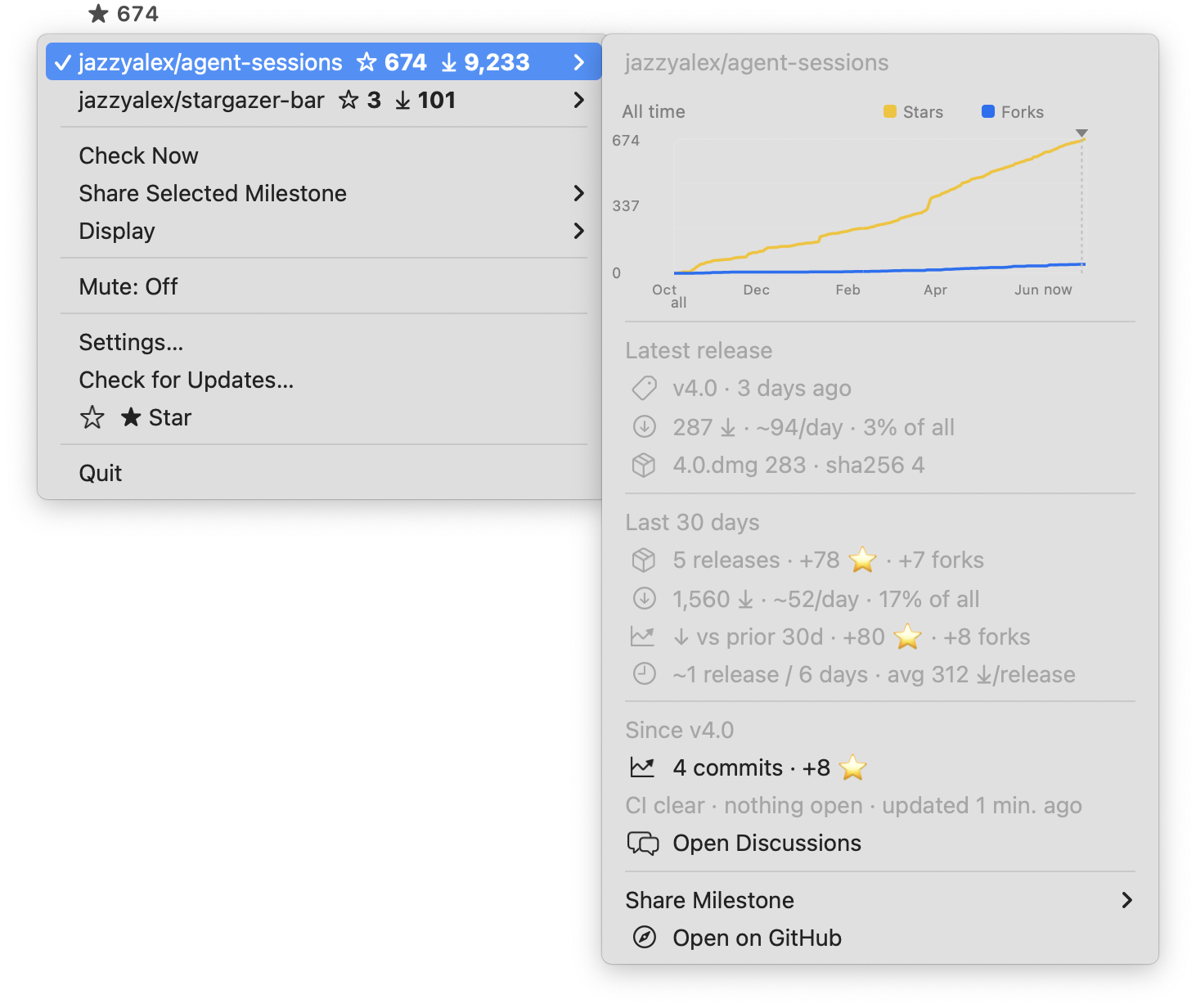 Stargazer Bar screenshot 2