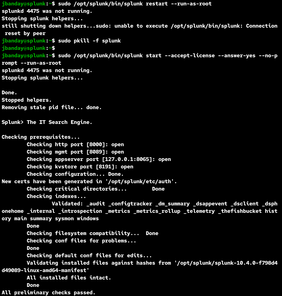 Splunk 故障排除工作流