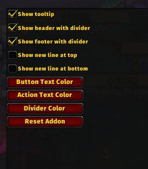 Option menu