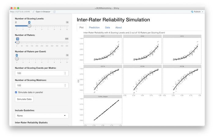 IRRsim Shiny App