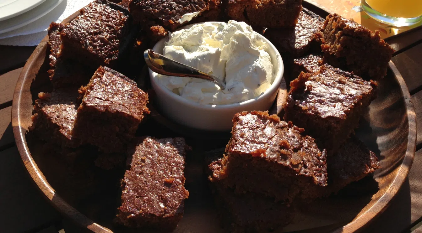 Mums delicious chocolate brownies