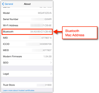 Адрес айфона. Mac address iphone 6. Mac адрес iphone. Bluetooth Mac address. Mac адрес Bluetooth.