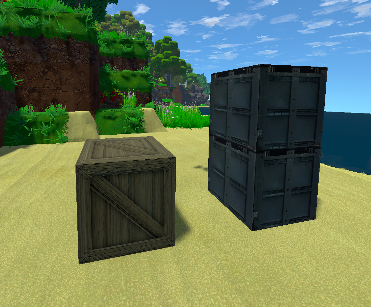 In game screenshot of the Wooden Seed Box and Seed Bank