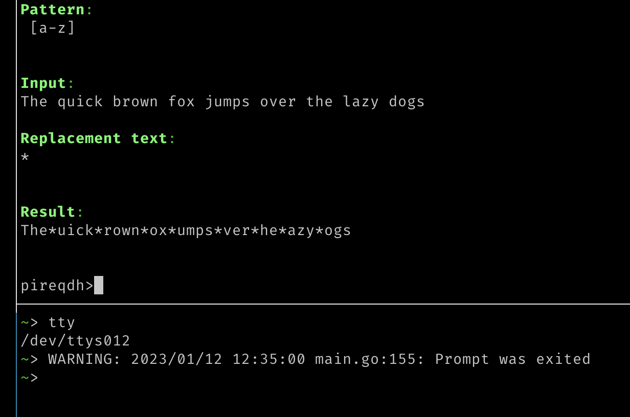 Command line Interface