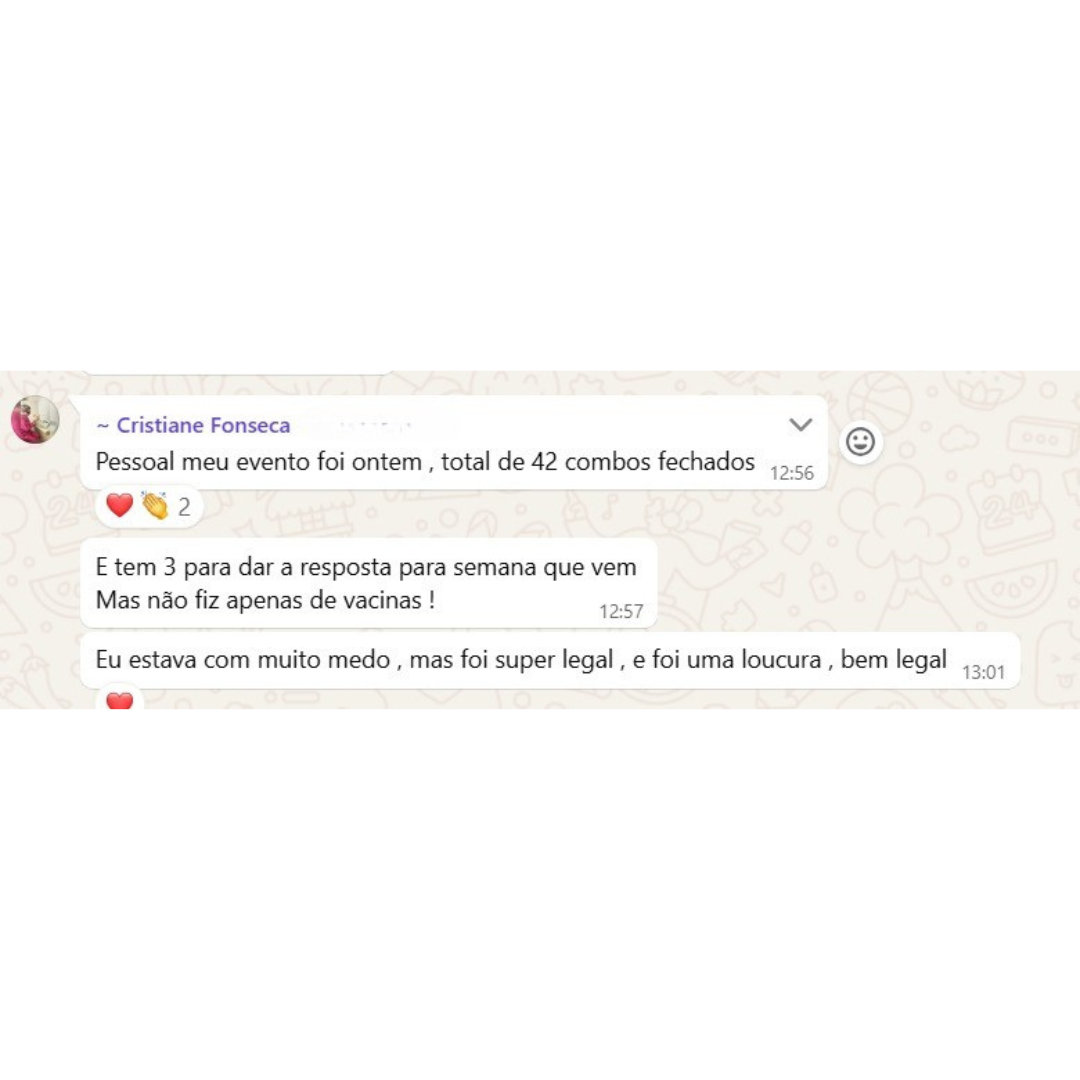 Depoimento de cliente 1