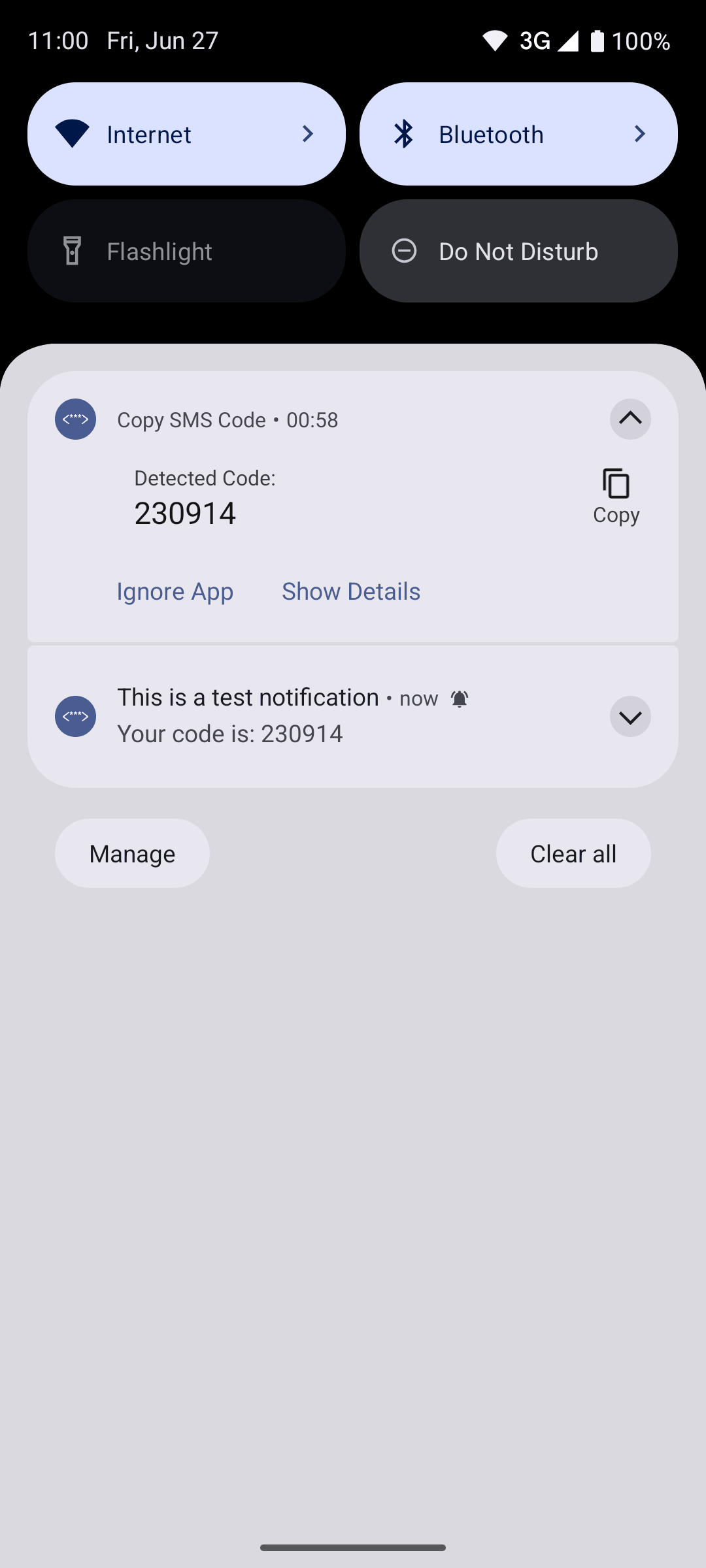 Screenshot 3 of OTP Helper — opens full size