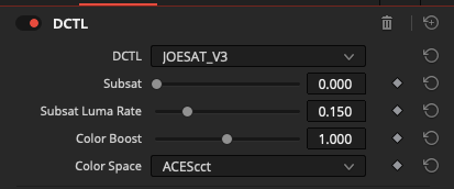 JOESAT V3.dctl screenshot