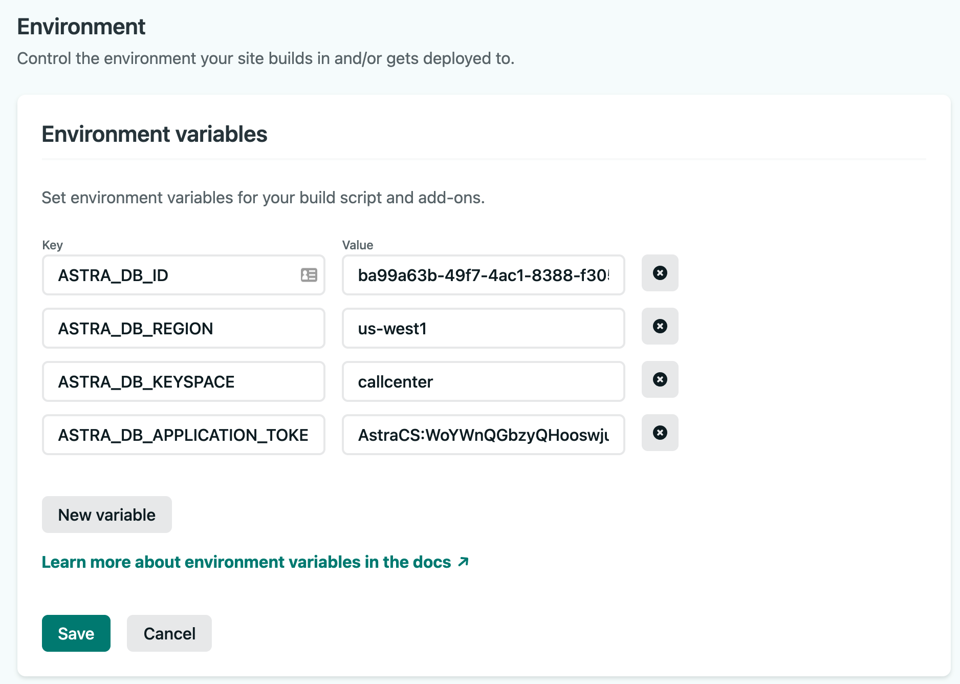 Netlify Environment Variables