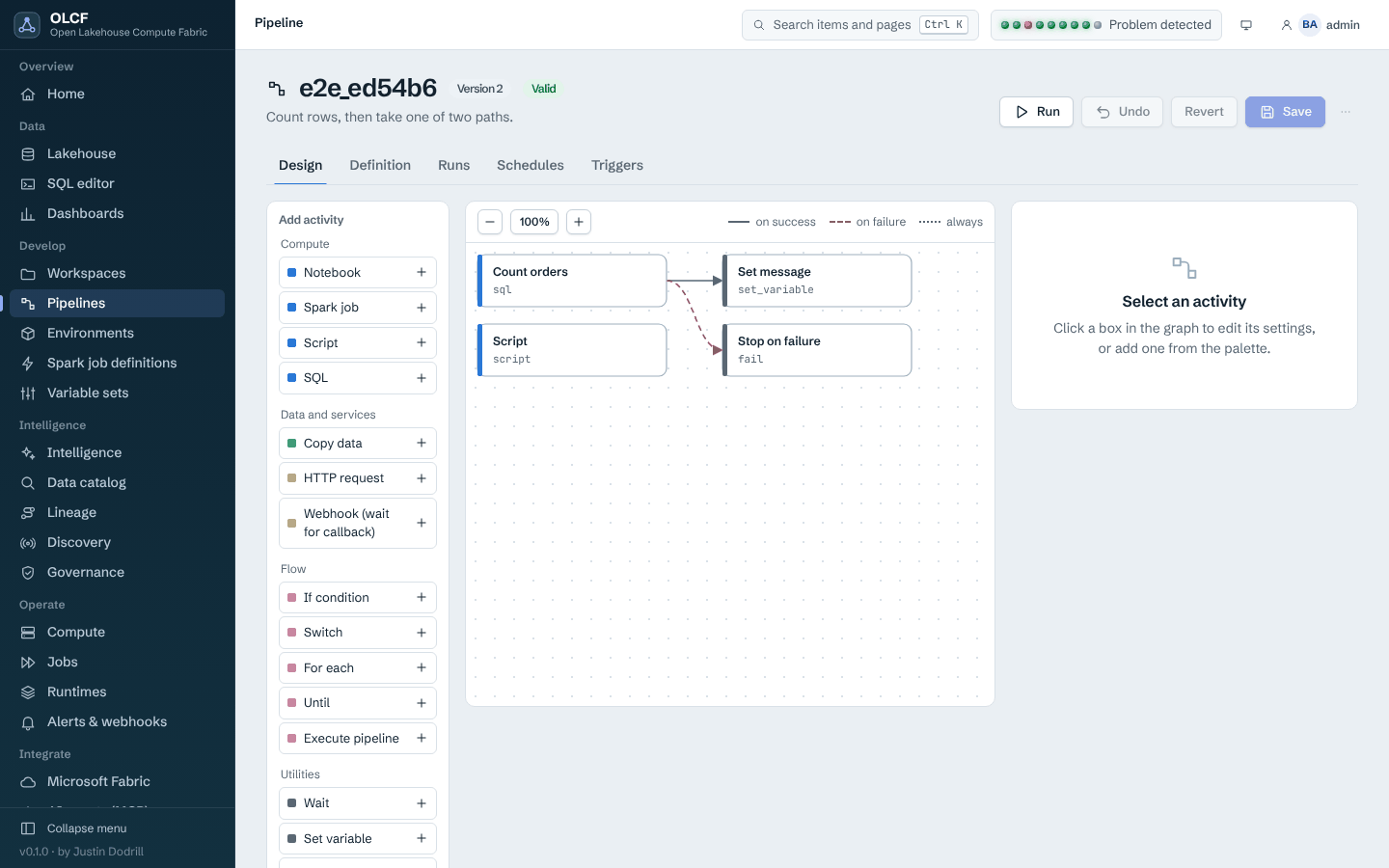 Pipeline designer