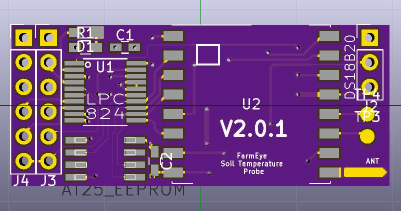 3D rendering of v2.0.x PCB