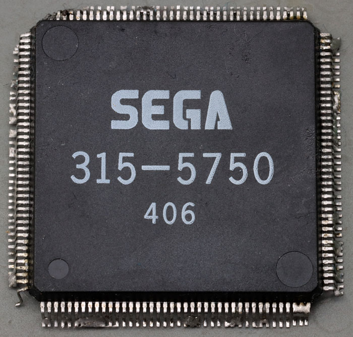A desoldered SVP chip