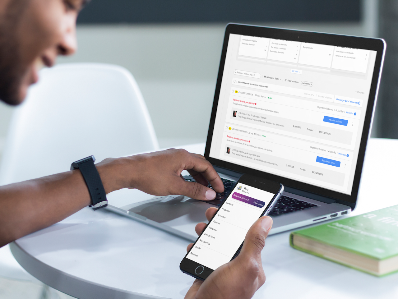 Sales front redesign — onboarding before / after