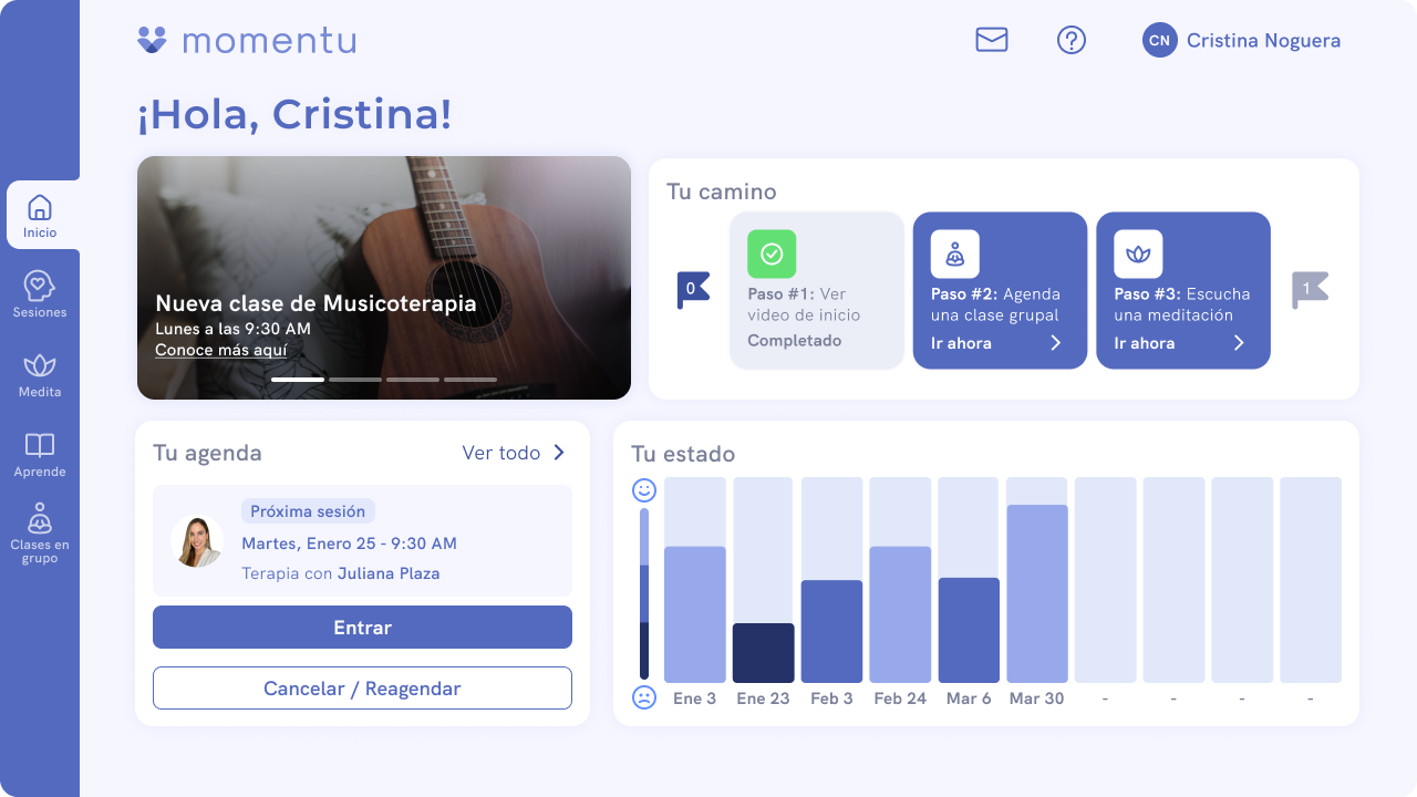 Design system — token structure + component library