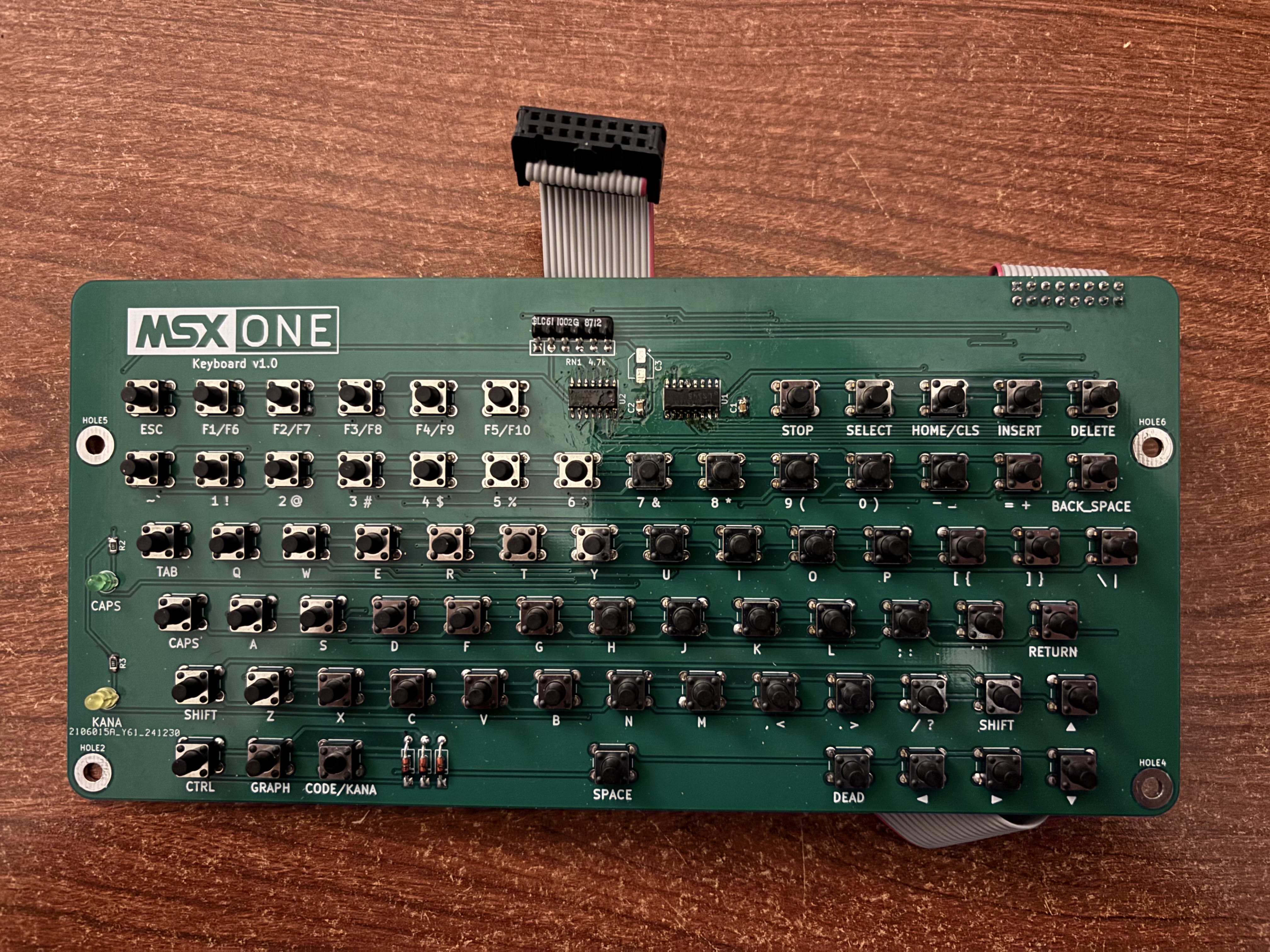 MSX-ONE Keyboard, from the project README