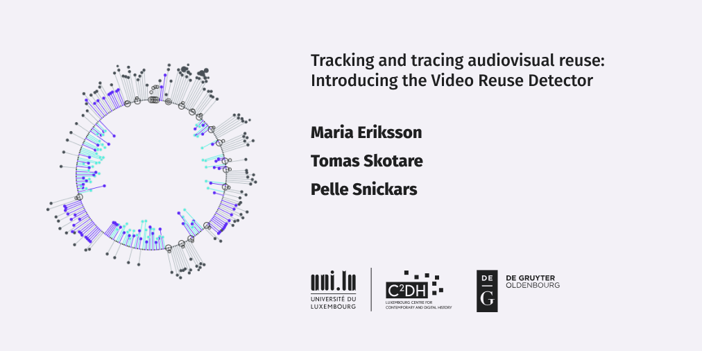 Tracking and tracing audiovisual reuse: Introducing the Video Reuse ...