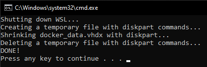 Shrink VHDX