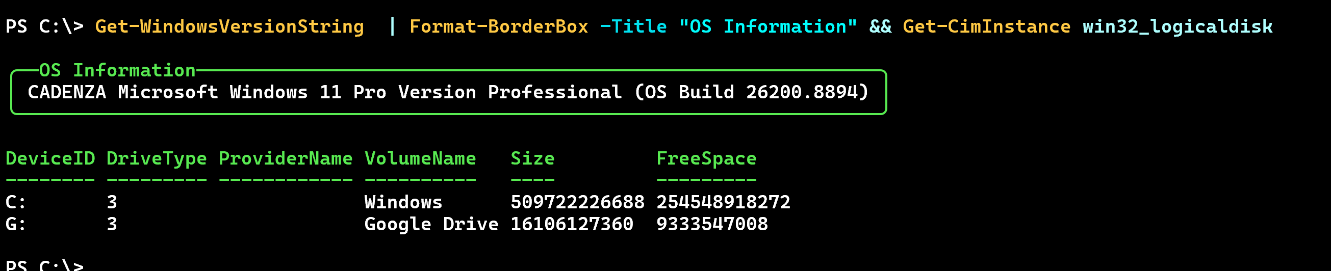 Format-BorderBox Reporting