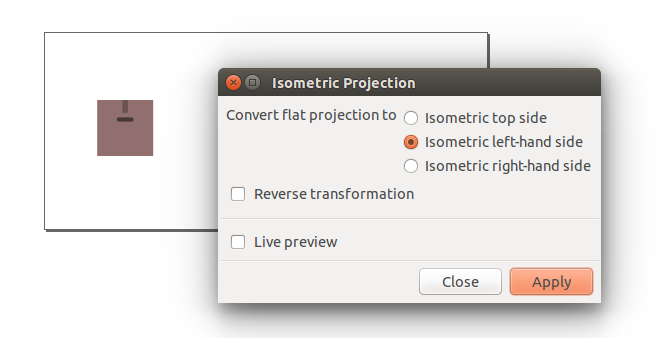 Extension settings (isometric)