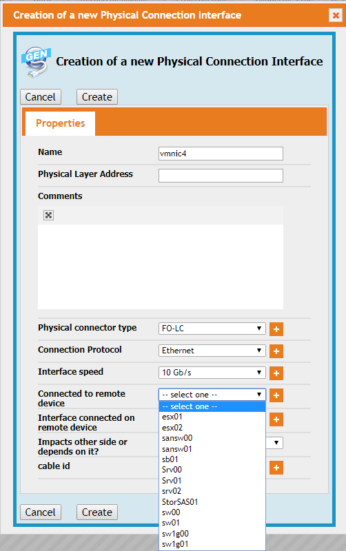 Connection to remote device