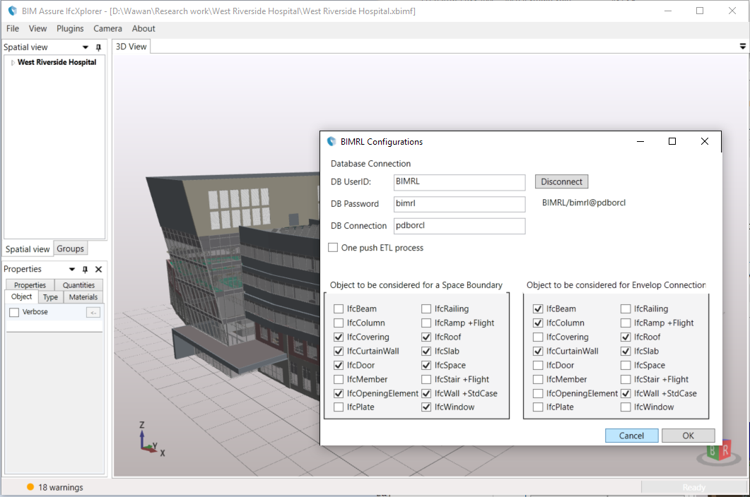 BIMRL-ETL Configuration