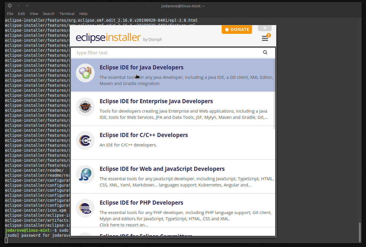 eclipse ide for java developers download