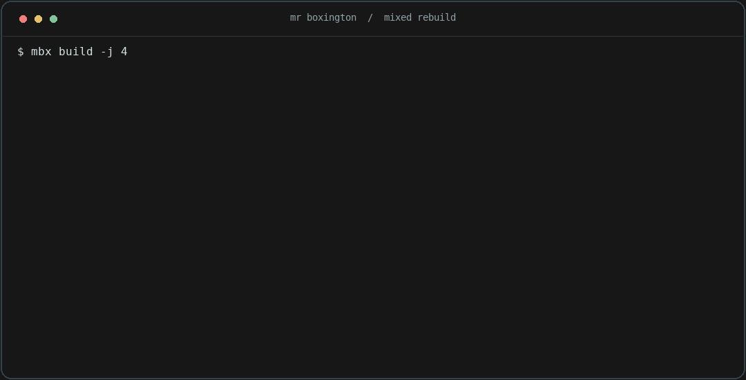 A real mixed-cache rebuild after a shared-source edit, with per-crate outcomes