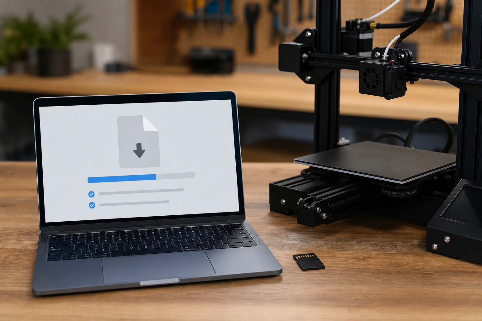 3D 프린터 펌웨어 업데이트 공식 파일을 확인하는 사진