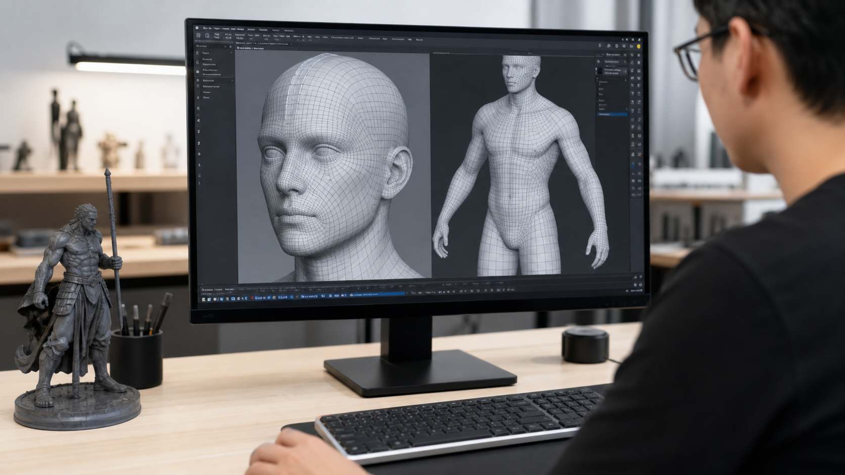 3D피규어제작 모델링과 출력 검수 사진 4