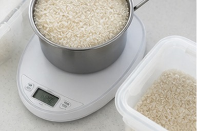 쌀20KG 계량컵으로 한 달 소비량 계산 사진