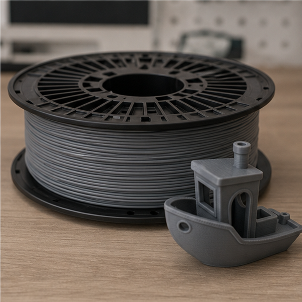 3D 프린터 필라멘트 사용량 스풀과 출력물 대표 사진