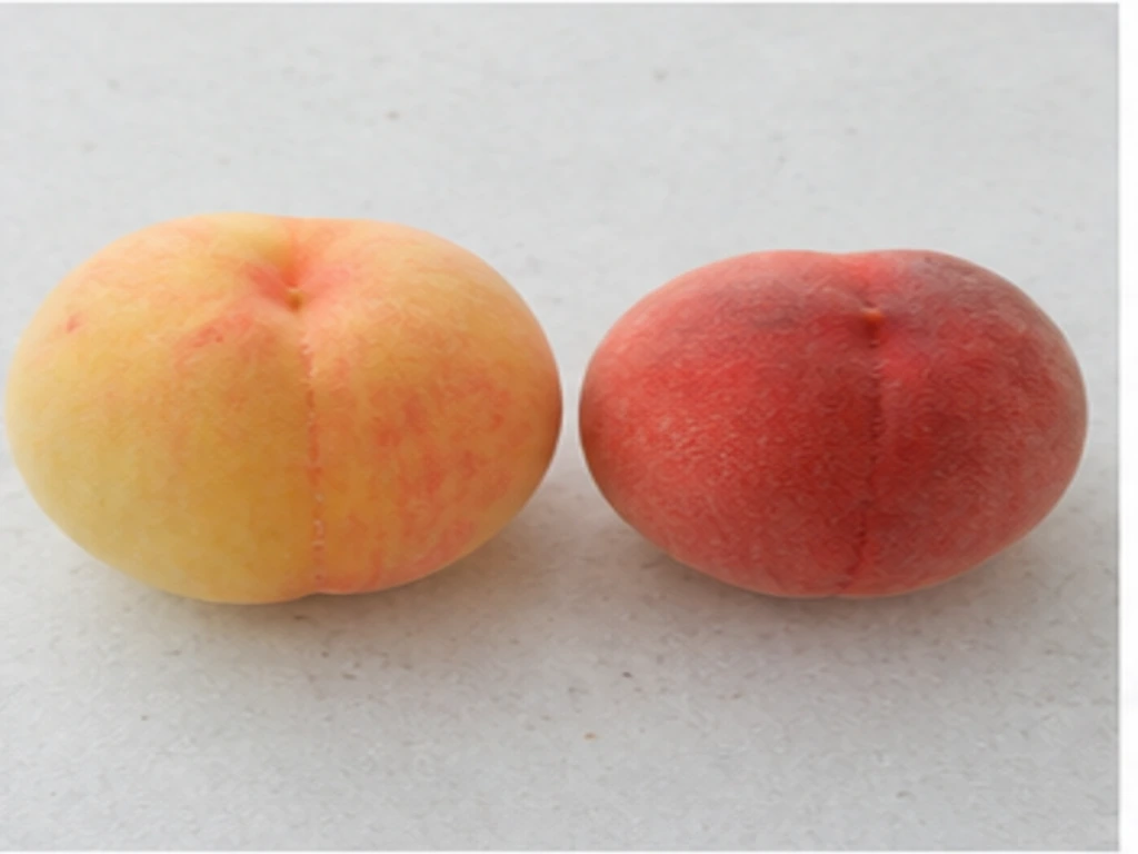 딱딱한복숭아 comparison real photo 7