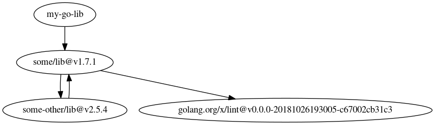 A Module Dependency Graph Without Trailing History