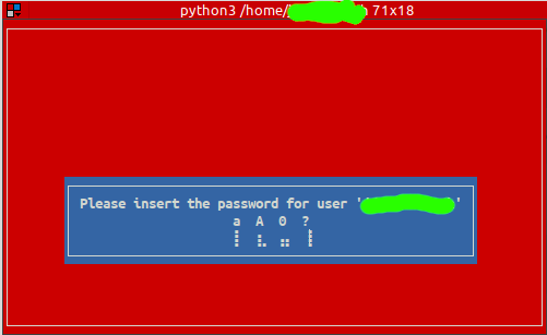 Unamed Curser Password Prompt