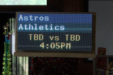 Astros-Athletics game