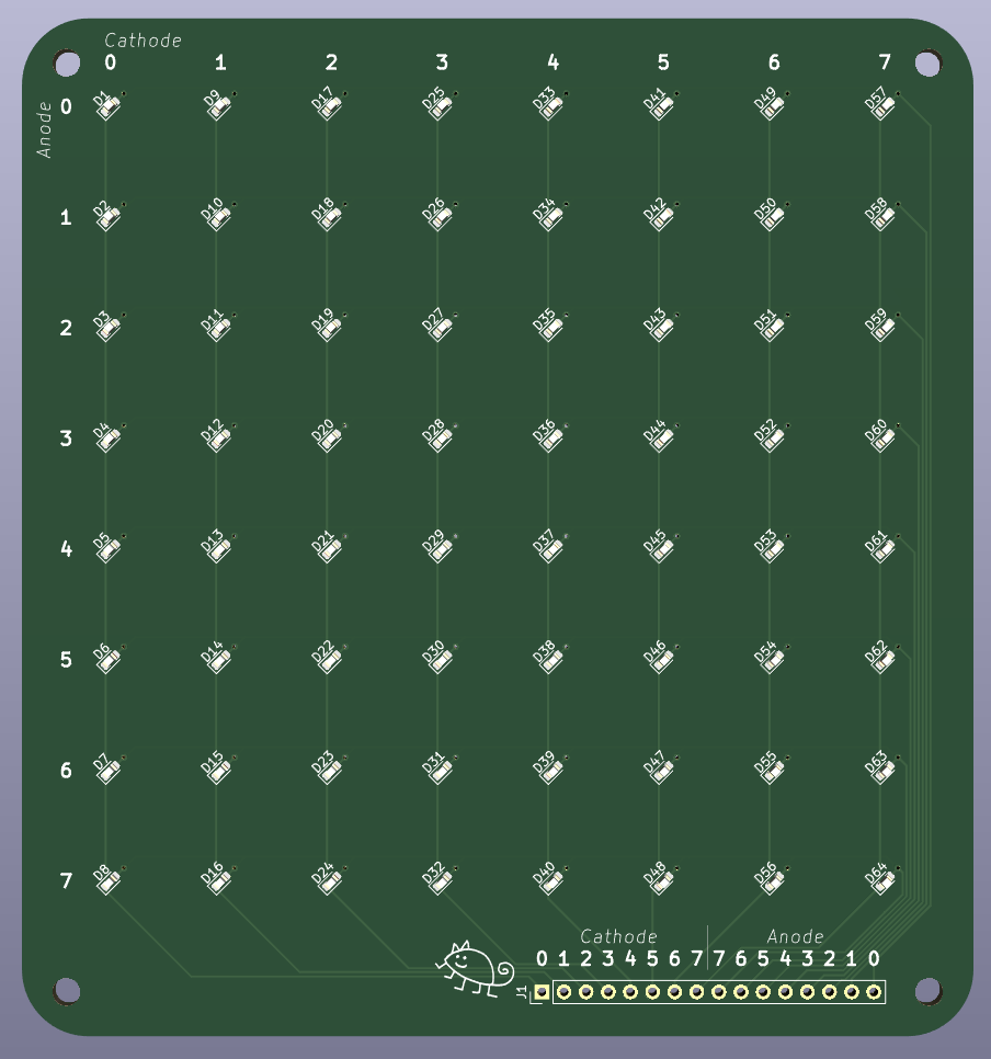 64-LED-Matrix, from the project README