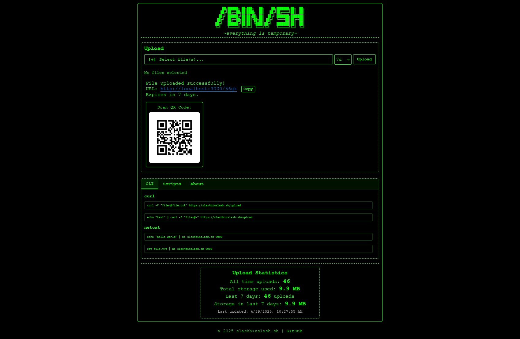 Web UI Interface