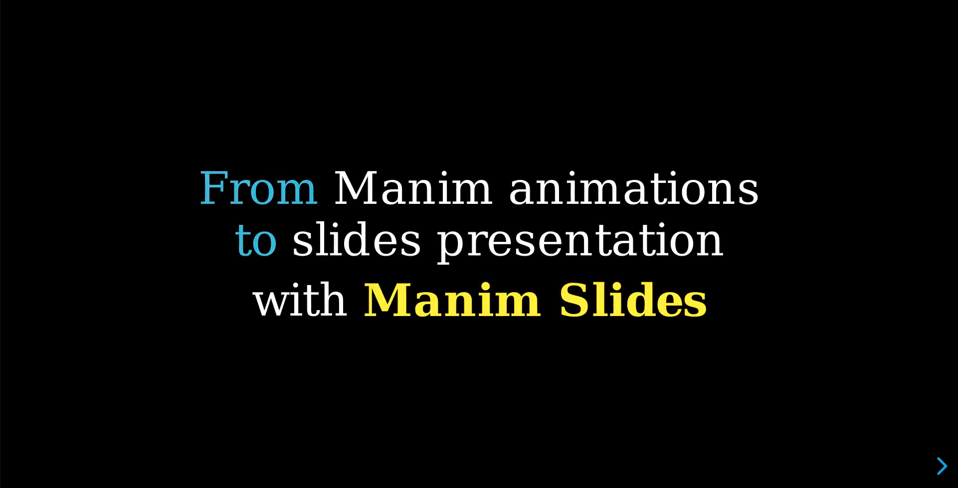 Manim Slides Docs