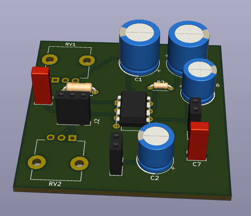 Audio amplifier, from the project README