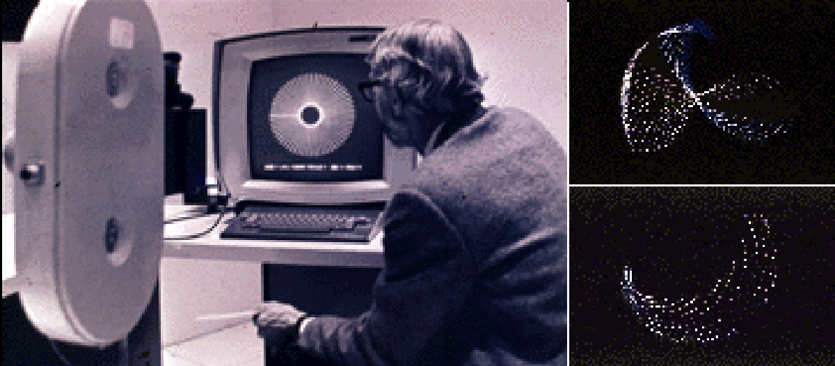 John Whitney at his computer